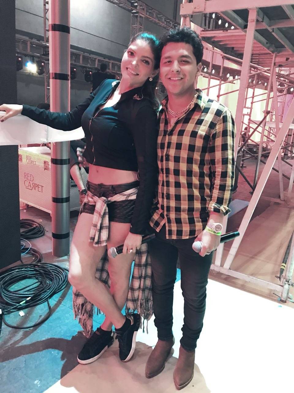 Ana Bárbara y Christian Nodal