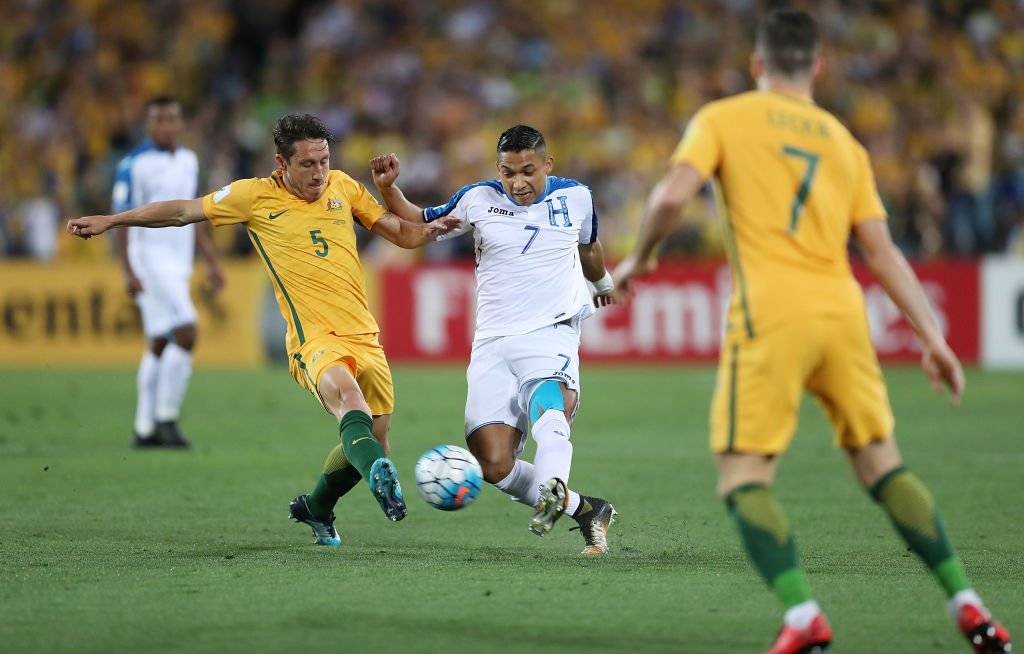 El lateral izquierdo Emilio Izaguirre era uno de los nombres jóvenes de Honduras en la era Reinaldo Rueda / Foto: Getty Images