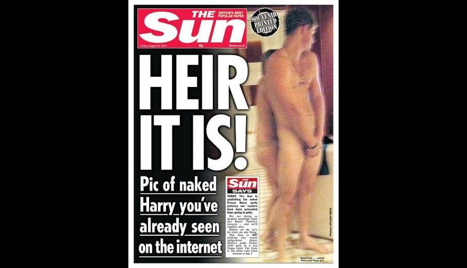 Príncipe Harry desnudo