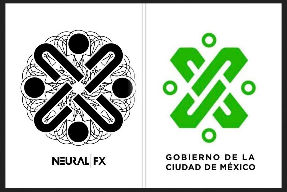 Logos de Neural FX y Gobierno CDMX