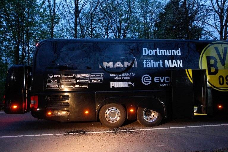 Atentado contra el bus del Borussia Dortmund