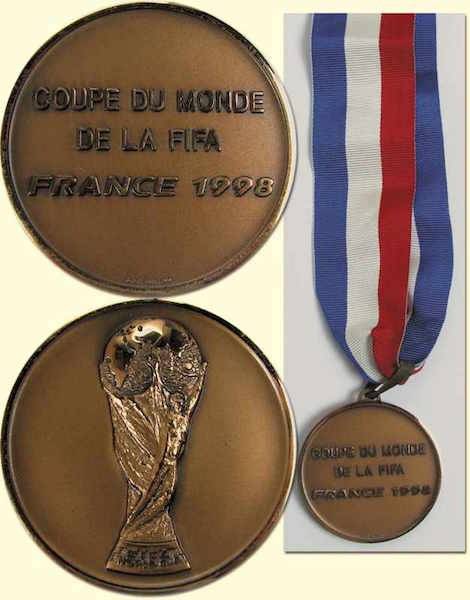 Medalla bronce Francia 998