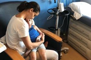 Leonor Varela junto a Matteo
