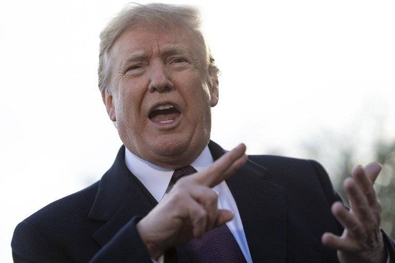 Donald Trump hablando