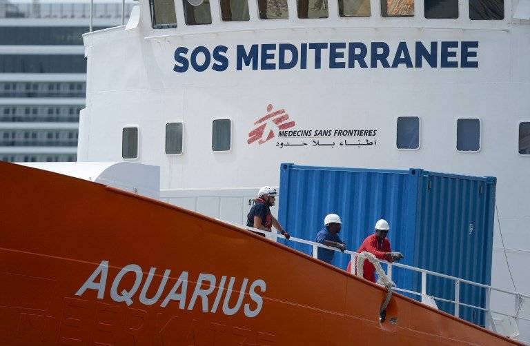 Barco humanitario Aquarius