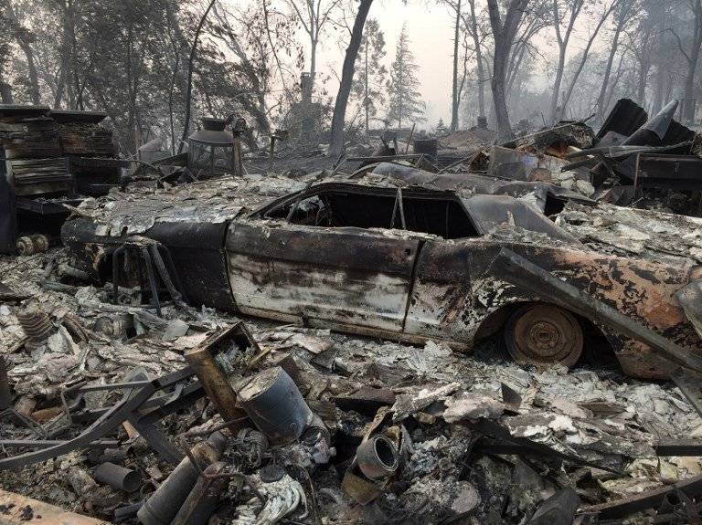 Incendio en California