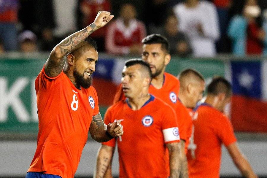 Arturo Vidal, goleador de la Roja en 2018 con tres anotaciones / Foto: Photosport
