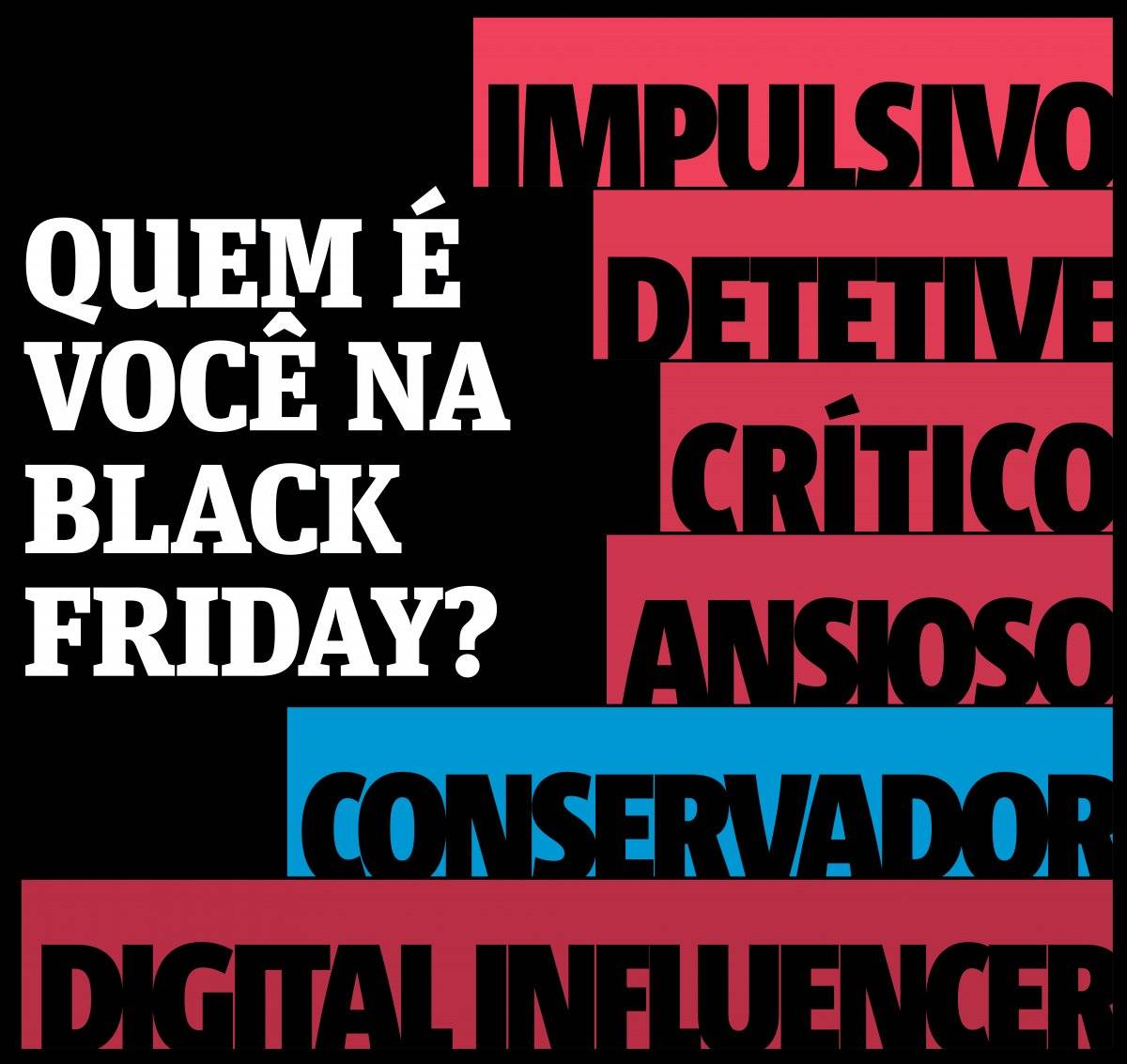 Quem é você na Black Friday