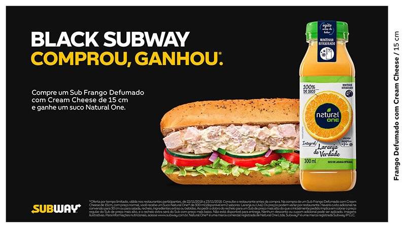 Subway Black Friday