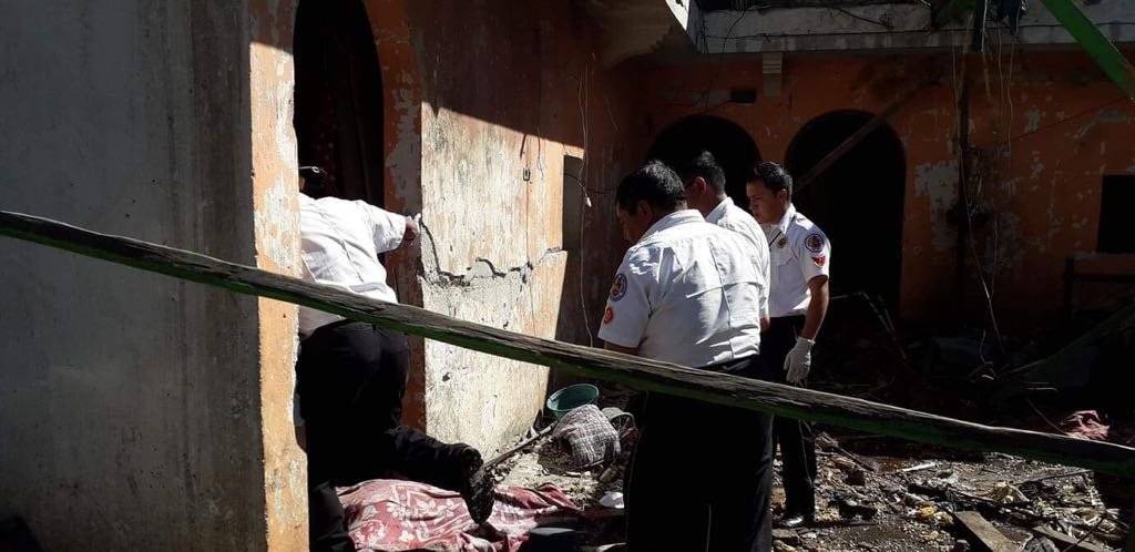 Incendio cohetería Totonicapán