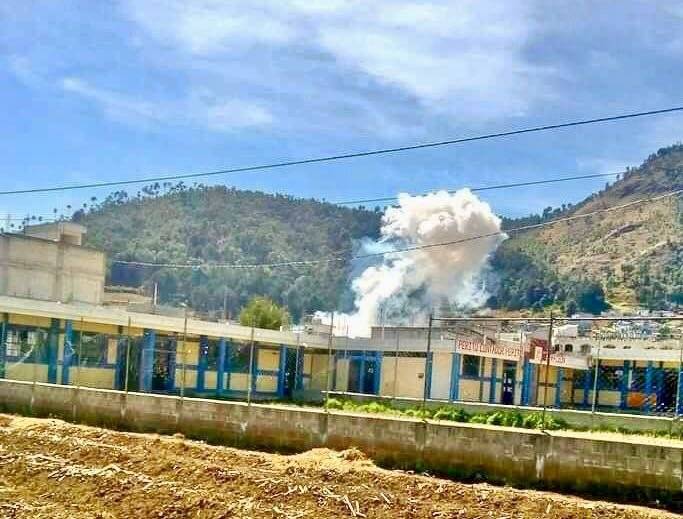 Incendio cohetería Totonicapán