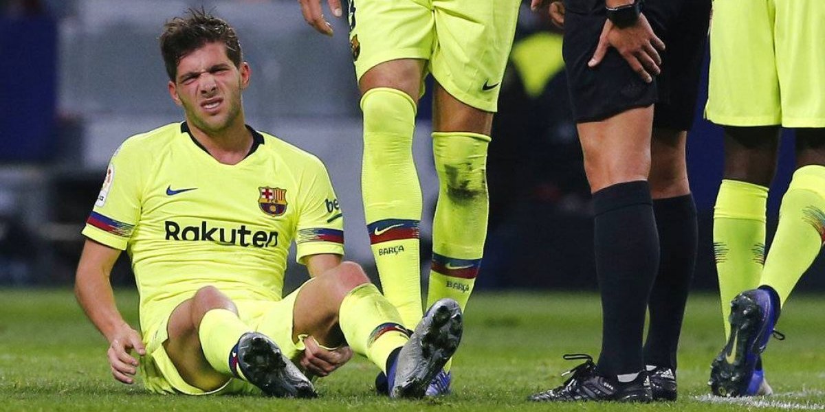 Lesión de Sergi Roberto lo tendrá un largo tiempo afuera Lesión de Sergi Roberto lo tendrá un largo tiempo afuera
