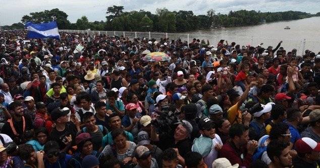 Los hondureños emprendieron la travesía el 13 de octubre.
