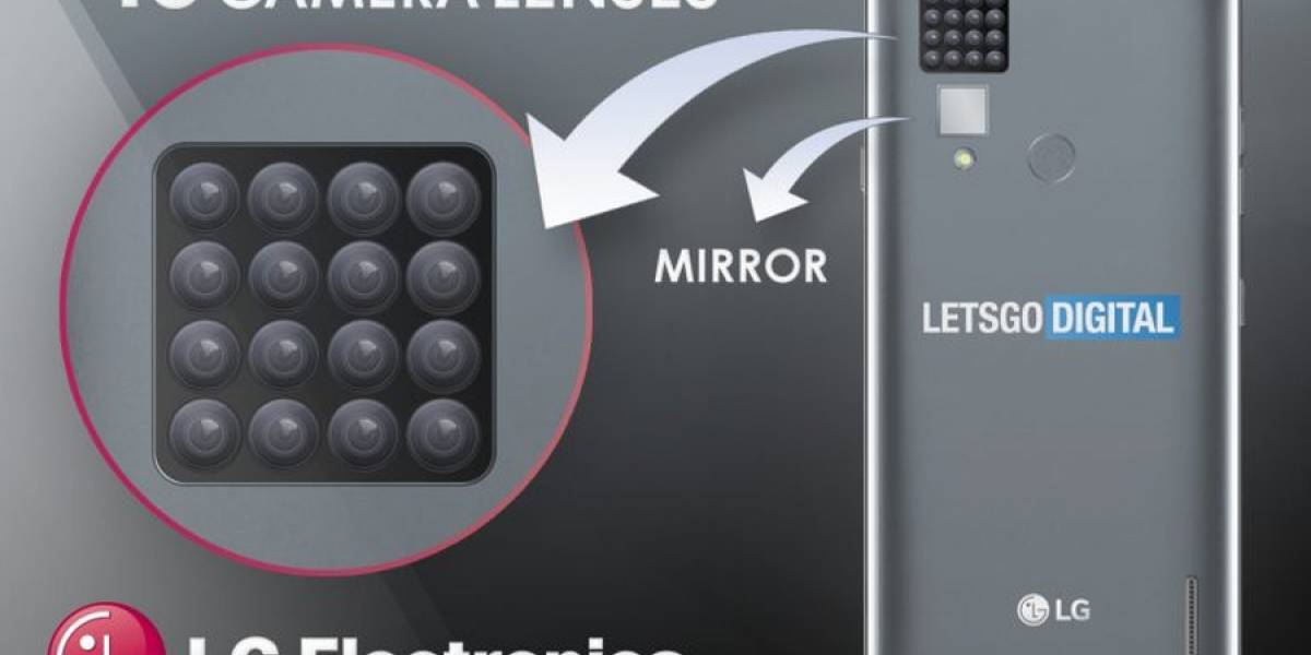 ¡¿En serio?! LG acaba de patentar un teléfono con 16 cámaras