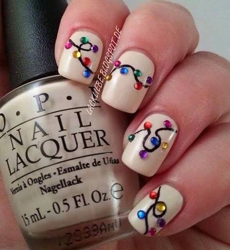Uñas para navidad
