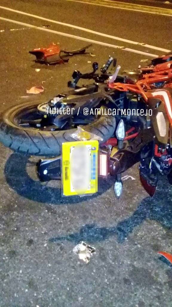 accidente de moto en zona 3