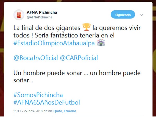Tuit de AFNA