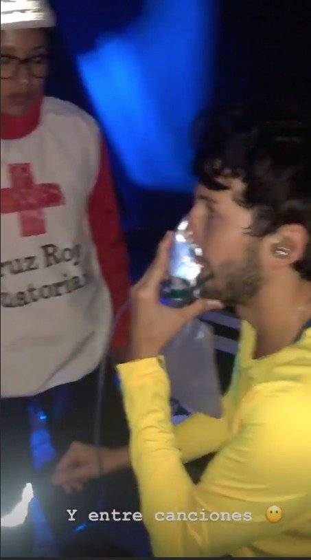 Sebastián Yatra Cantó enfermo