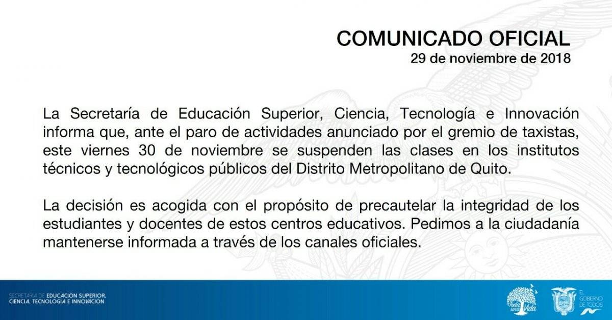 Comunicado