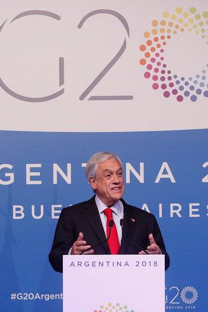 El mandatario no estuvo en la primera línea del "line up" de este "G-20Paloozaa", pero aún así sacó saldos positivos / Foto: Aton Chile