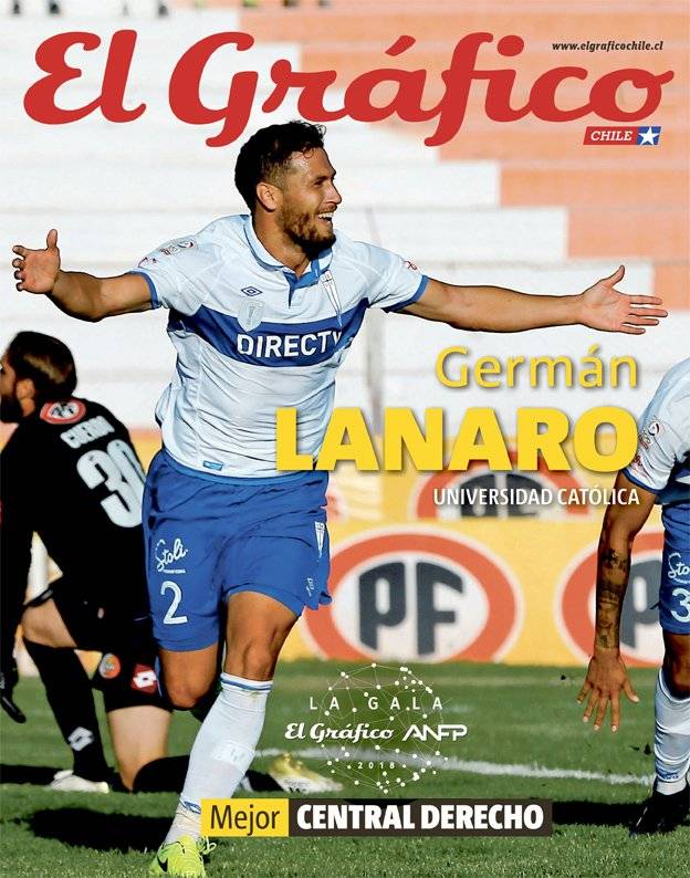 Lanaro fue una muralla / imagen: El Gráfico Chile