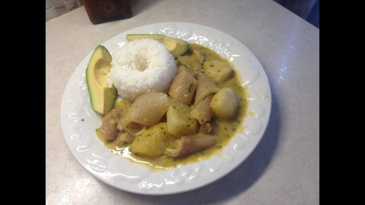Papas con cuero