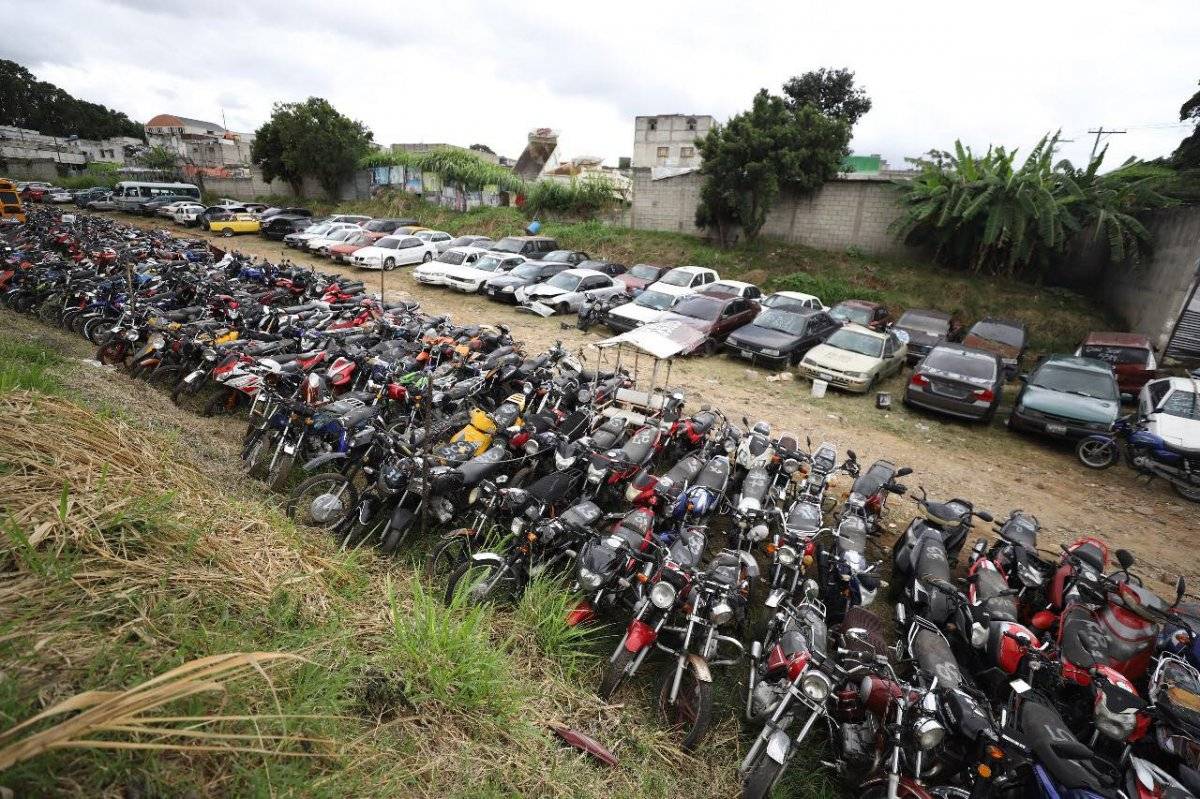 subasta de motocicletas de la municipalidad de Mixco