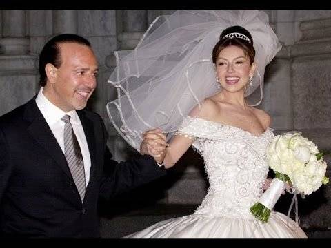 Thalía y a Tommy Mottola