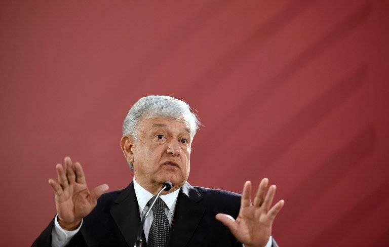 Andrés Manuel López Obrador en conferencia de prensa