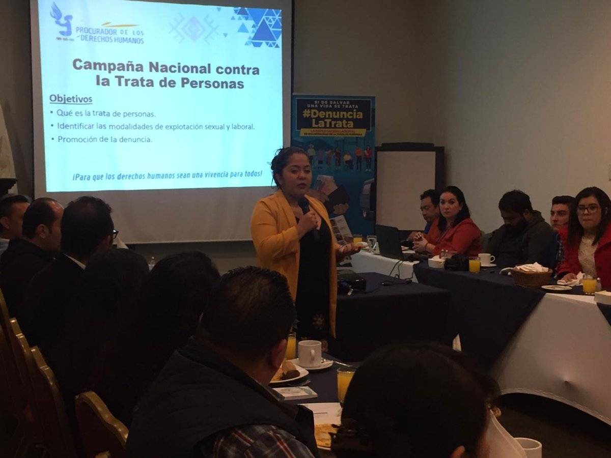 PDH presenta campaña contra la trata