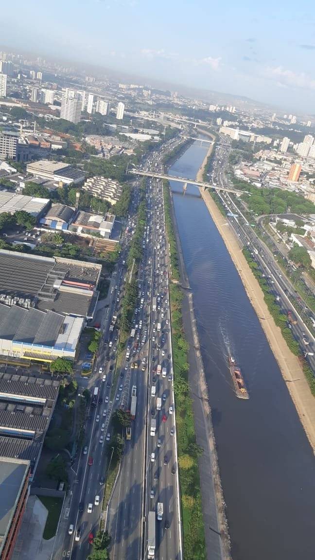 marginal tietê carreta em l