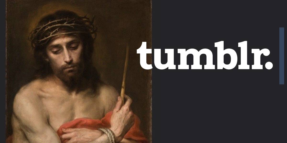 Tumblr enloquece y marca como porno a Jesucristo