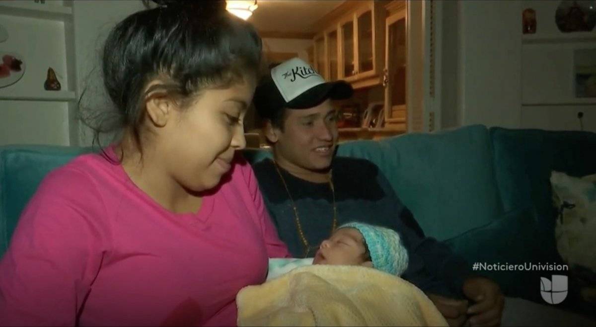 Hondureña da a luz en Estados Unidos