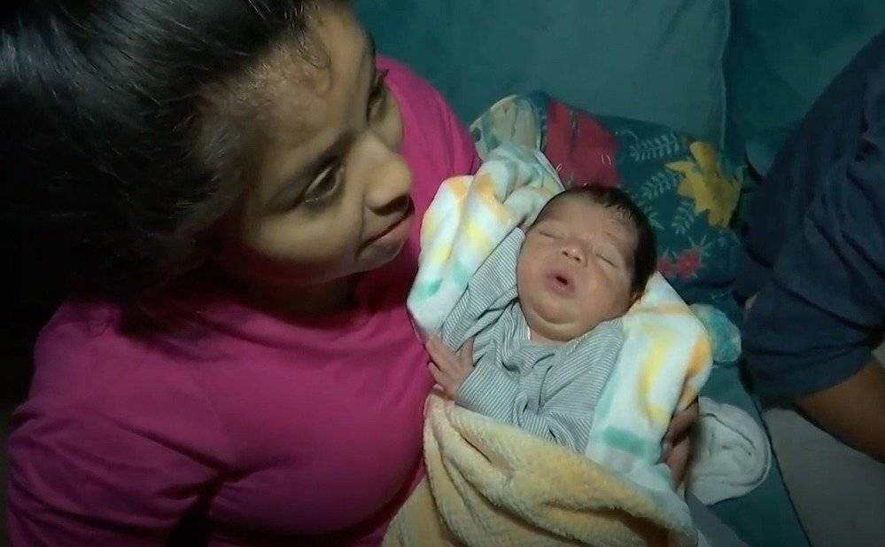 Hondureña da a luz en Estados Unidos