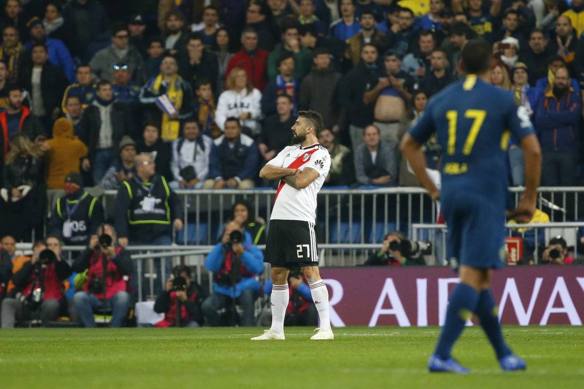 El festejo de Pratto / imagen: AP