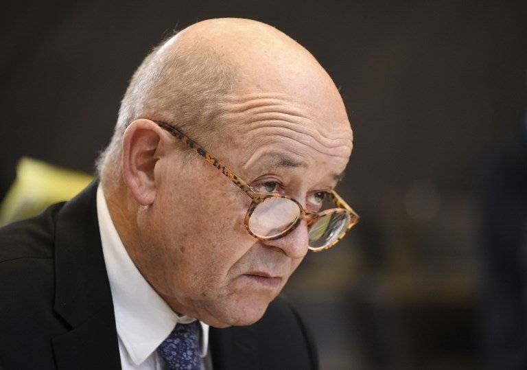 Jean-Yves Le Drian, ministro francés de Relaciones Exteriores