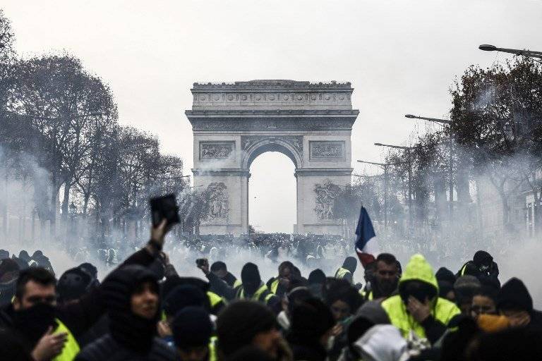 Protestas en París