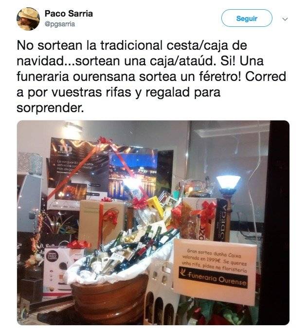 ataúd navideño
