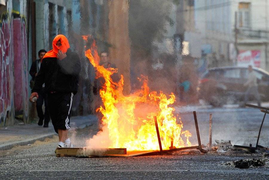 Protestas en Valparaíso