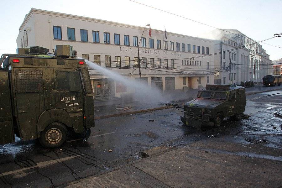 Protestas en Valparaíso