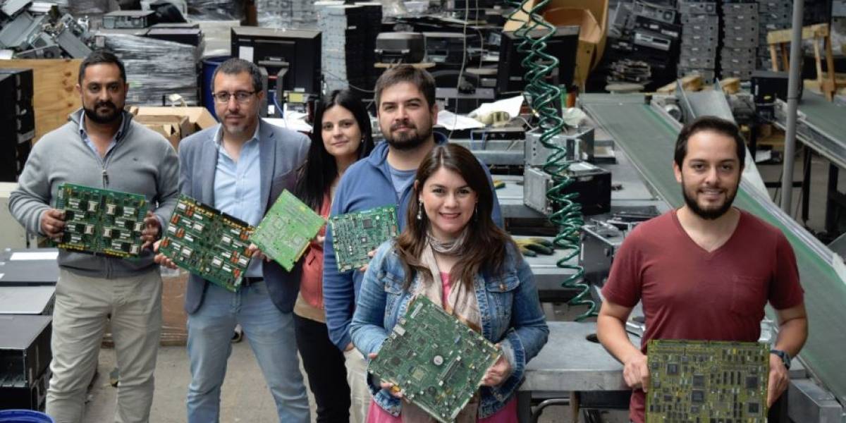 Chilenter comenzará estudio para recuperar metales preciosos en residuos electrónicos