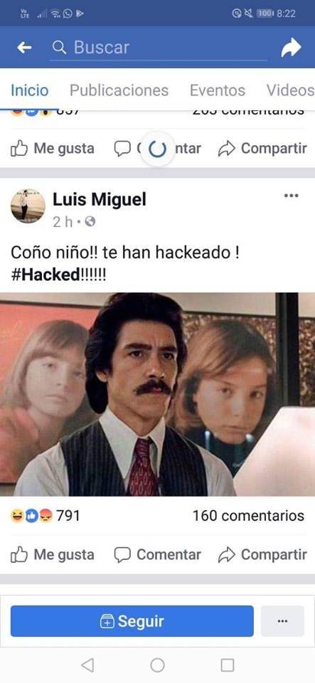 Luis Miguel hackeo