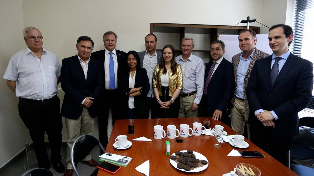 Reunión de Bolsonaro con parlamentarios chilenos
