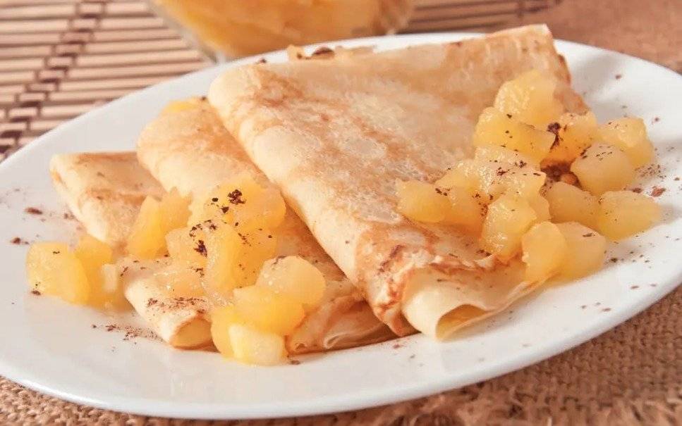 Crepes de manzana