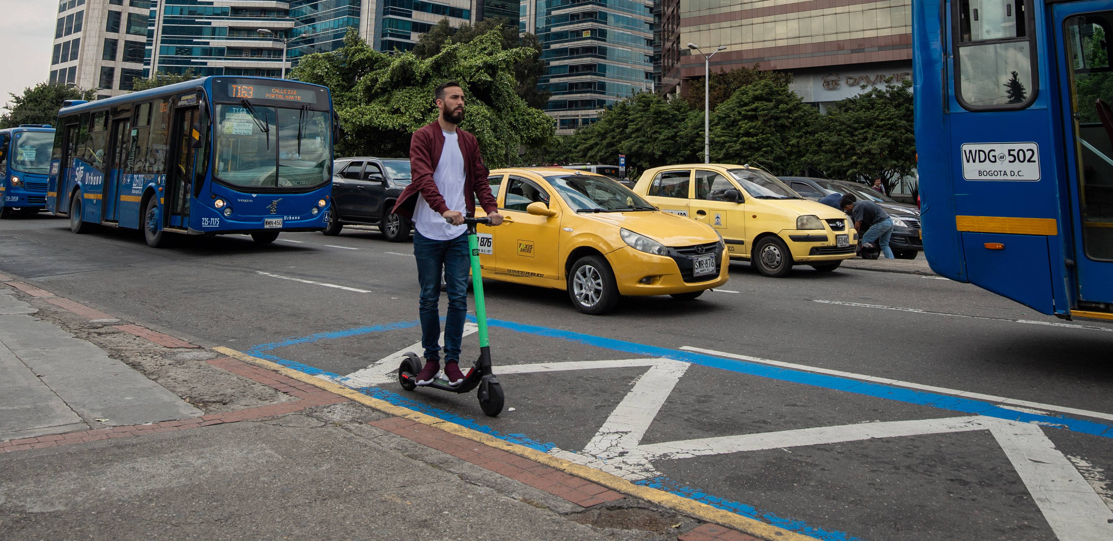 Así funciona Grin, uno de los servicios de monopatines eléctricos por alquiler que operan en Bogotá Así funciona Grin, uno de los servicios de monopatines eléctricos por alquiler que operan en Bogotá