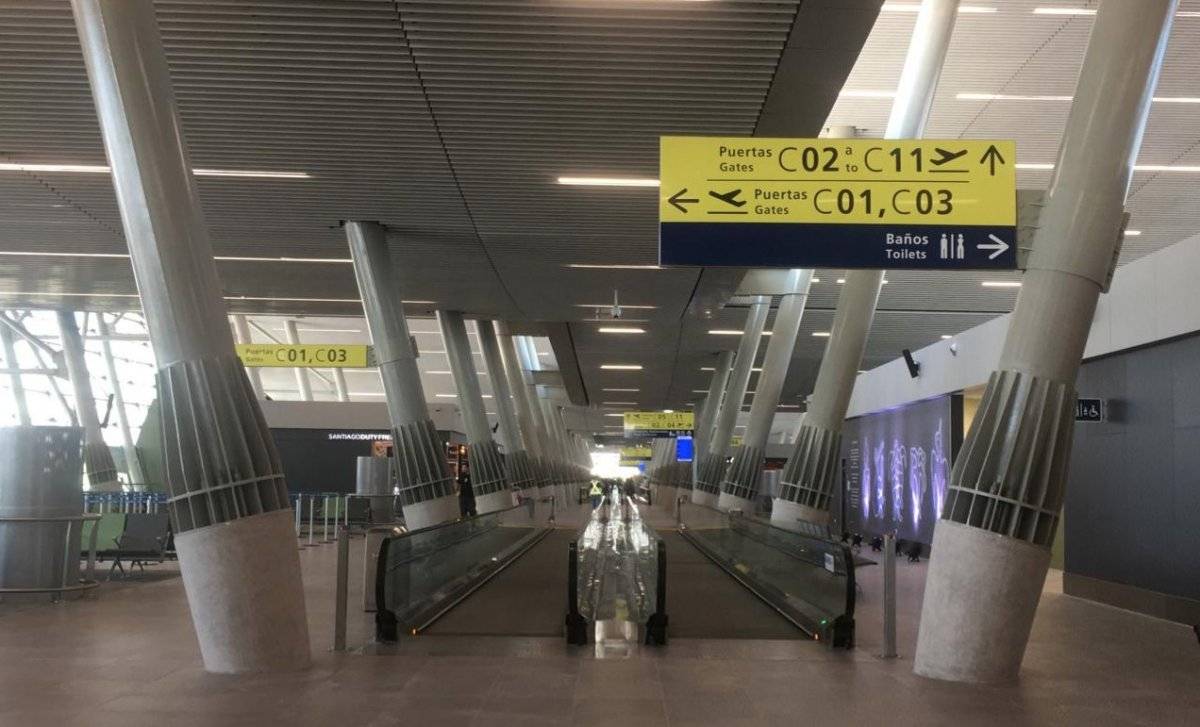 Así se ve la nueva zona del aeropuerto / Gentileza MTT