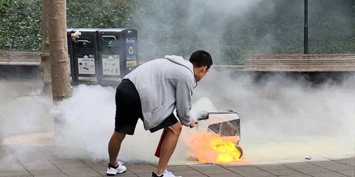 Un robot repartidor de la startup colombiana Kiwi se incendió en EE.UU.