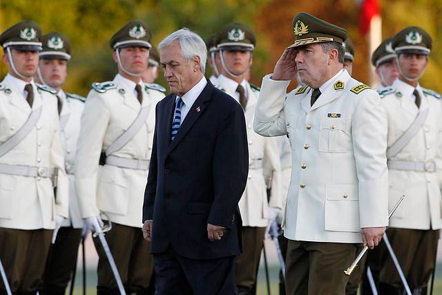 Piñera junto a Hermes Soto Piñera junto a Hermes Soto