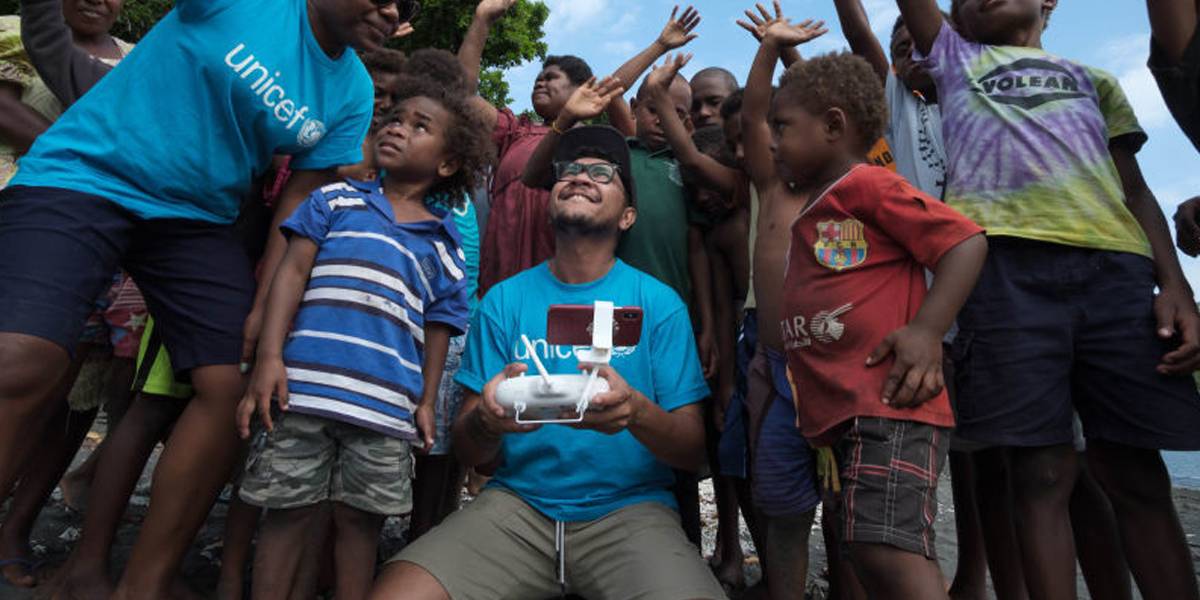 Logro desbloqueado: UNICEF entrega vacunas infantiles con drones por primera vez Logro desbloqueado: UNICEF entrega vacunas infantiles con drones por primera vez