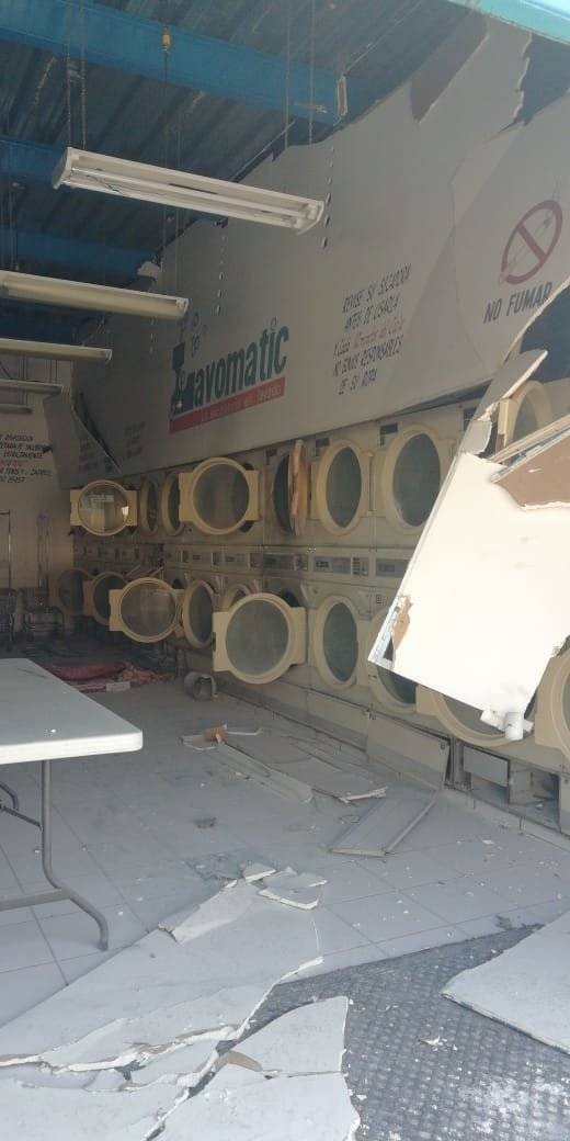 El percance ocurrió en una lavandería del barrio de San Andrés, al parecer provocado por una fuga de gas en una secadora; el percance ya es investigado
